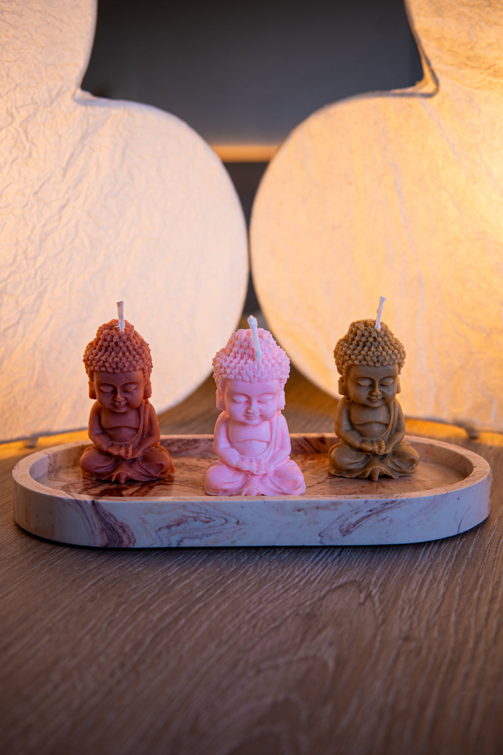 Velas Buditas Dúo Zen