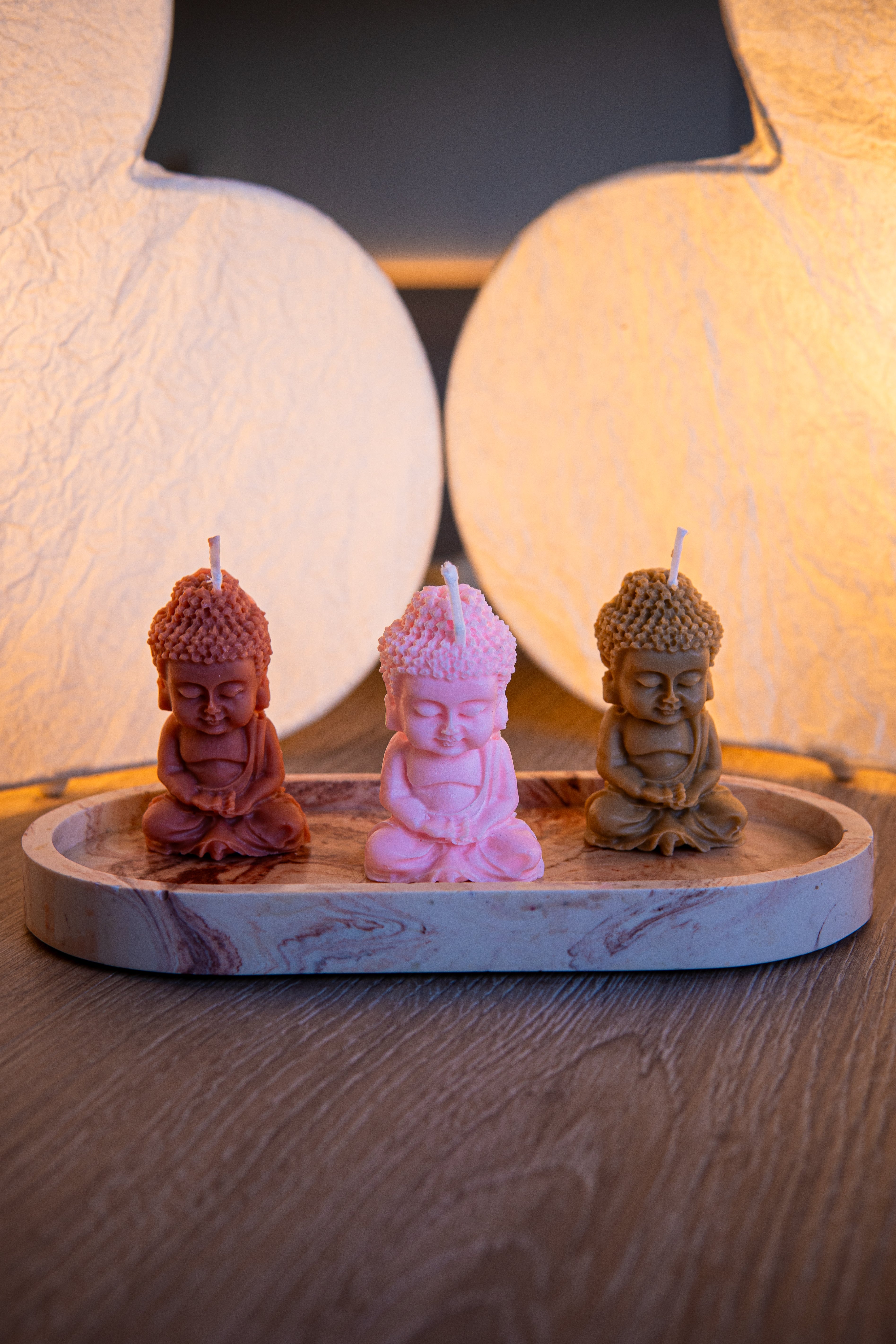 Velas Buditas Dúo Zen