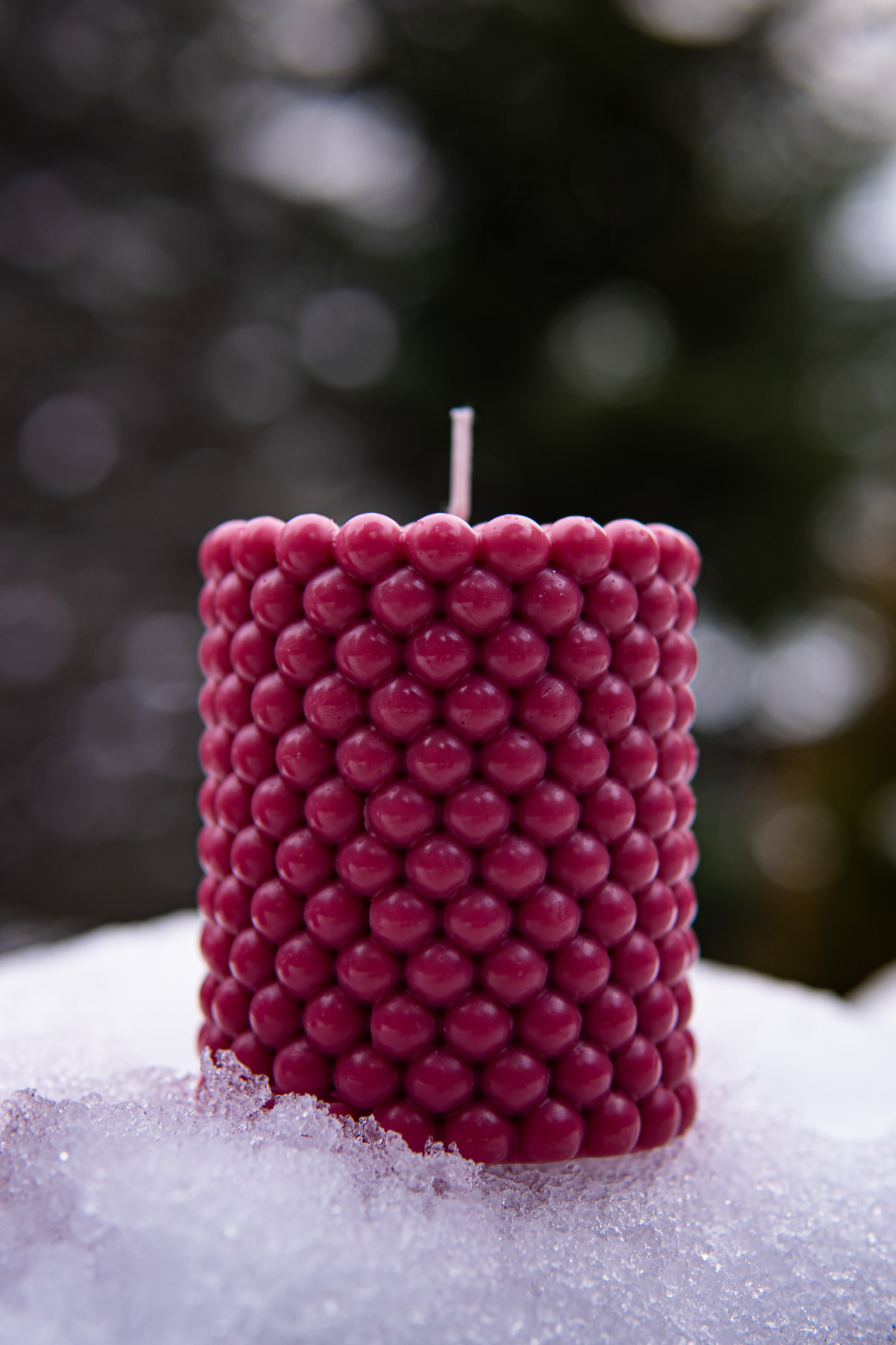 Vela Bubble cilindro